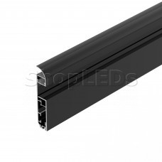 Профиль PLINTUS-H80-2000 BLACK (Arlight, Алюминий)