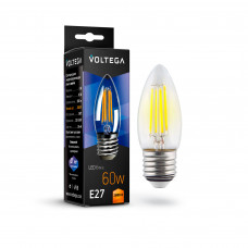 Лампа Voltega Crystal SLVG10-C1E27warm6W-F