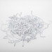 Гирлянда Айсикл 4,8х0,6 м, с эффектом мерцания, белый ПВХ, 176LED, цвет: Тёплый белый, 220В