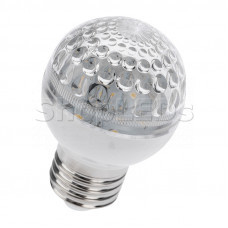 Лампа шар e27 10 LED ∅50мм синяя 24В, SL405-613